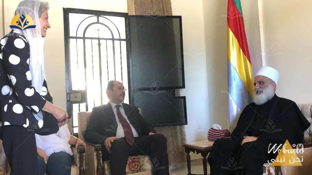 زيارة شيخ العقل للتهنئة بتجديد الولاية