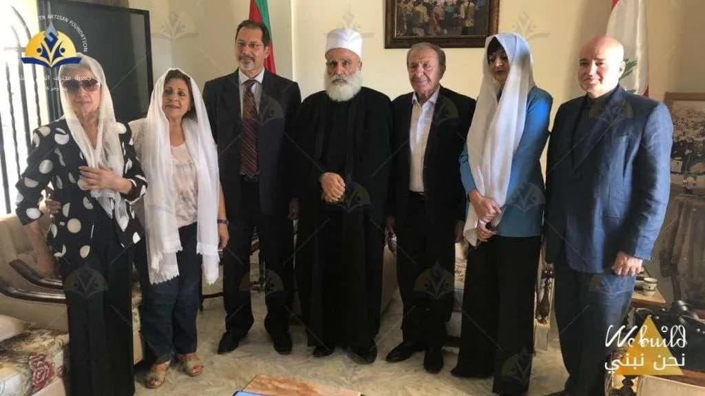 زيارة شيخ العقل للتهنئة بتجديد الولاية