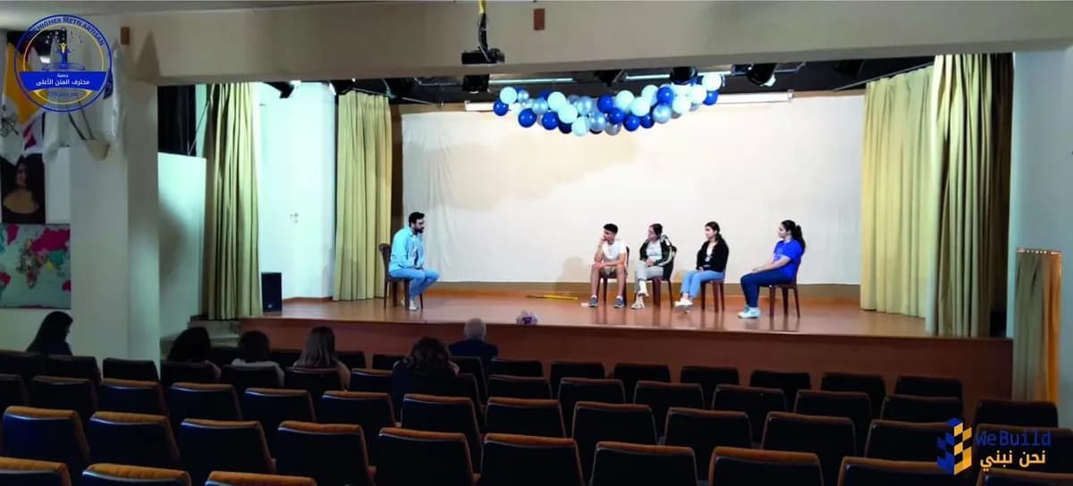 Training workshop with artist Michel Hourani