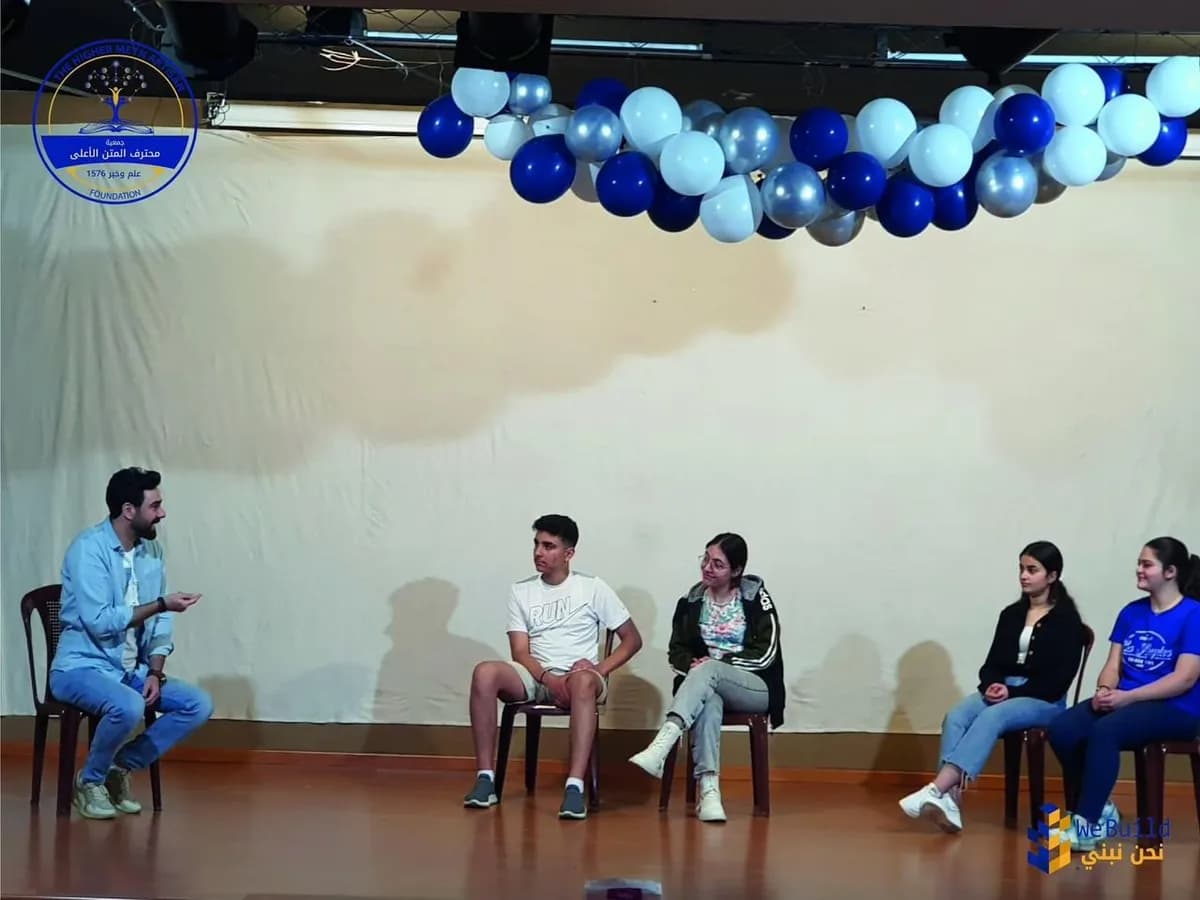 Training workshop with artist Michel Hourani