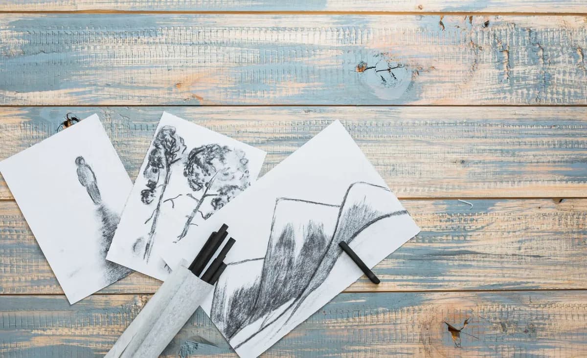 دورة في اصول الرسم بالفحم